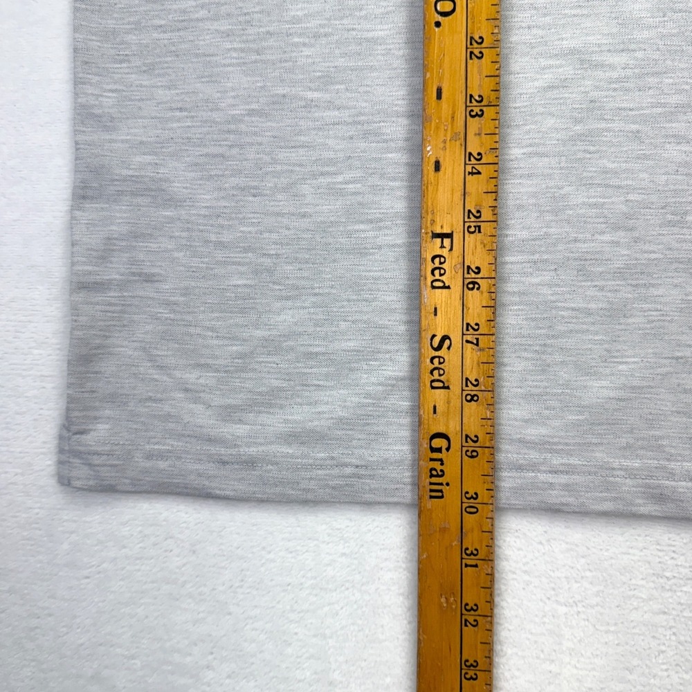 TravisMathew Polo Shirt Mens XL Gray Heathered Stripe Golf Performance Stretch - Picture 11 of 11